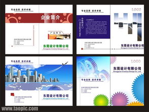 廣告公司企業(yè)畫冊(cè)設(shè)計(jì) 視覺矢量圖片助力品牌傳播（ID 3417）